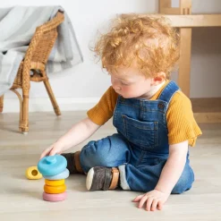 Bigjigs Toys Silicone Stacking Cat