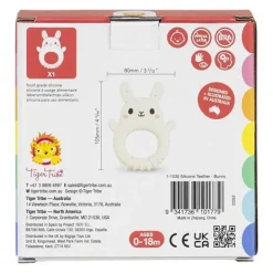 Tiger Tribe Silicone Teether - Bunny