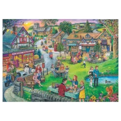 House of Puzzles Sixties Green BIG 250 Puzzle