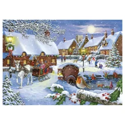 House of Puzzles Sleigh Ride - 1000 Piece Jigsaw Puzzle