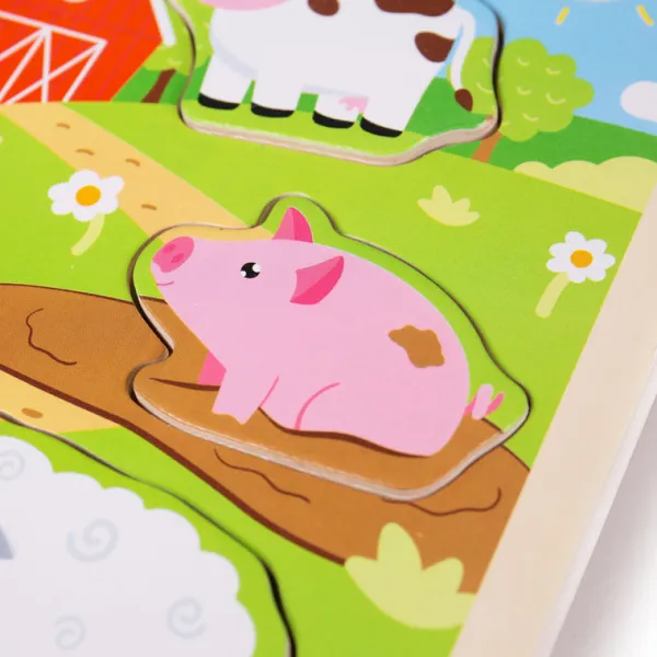 Bigjigs Toys Sound Puzzles - Farm