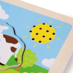 Bigjigs Toys Sound Puzzles - Farm