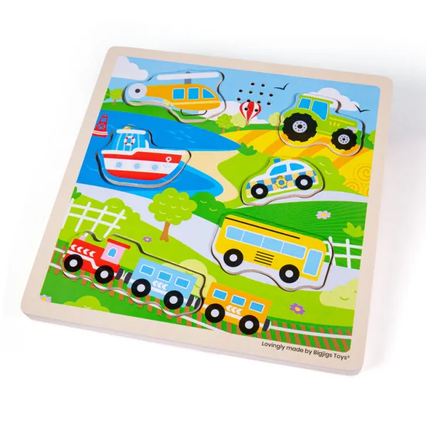 Bigjigs Toys Sound Puzzles - Transport
