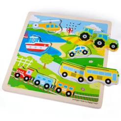 Bigjigs Toys Sound Puzzles - Transport