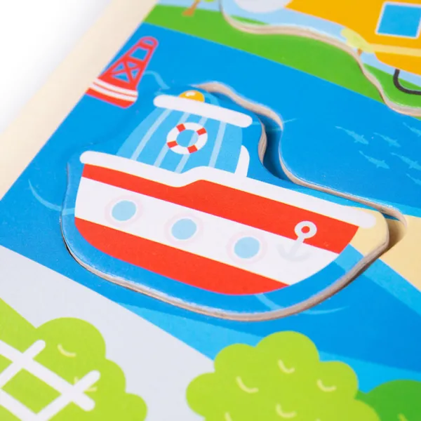 Bigjigs Toys Sound Puzzles - Transport