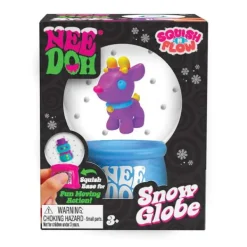 NeeDoh Squish N Flow Snow Globe