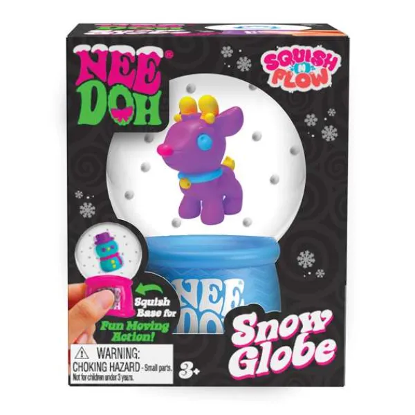 NeeDoh Squish N Flow Snow Globe