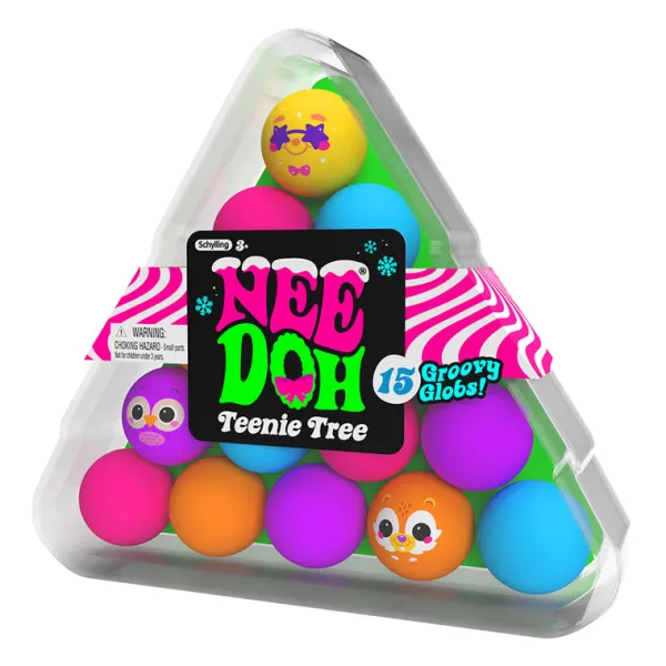 NeeDoh Squishmas Teenie Tree - 15 Pack Nee-Doh