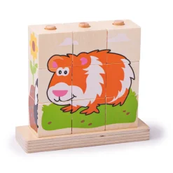 Bigjigs Baby Stacking Blocks (Pets)