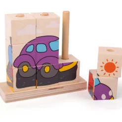 Bigjigs Baby Stacking Blocks (Transport)