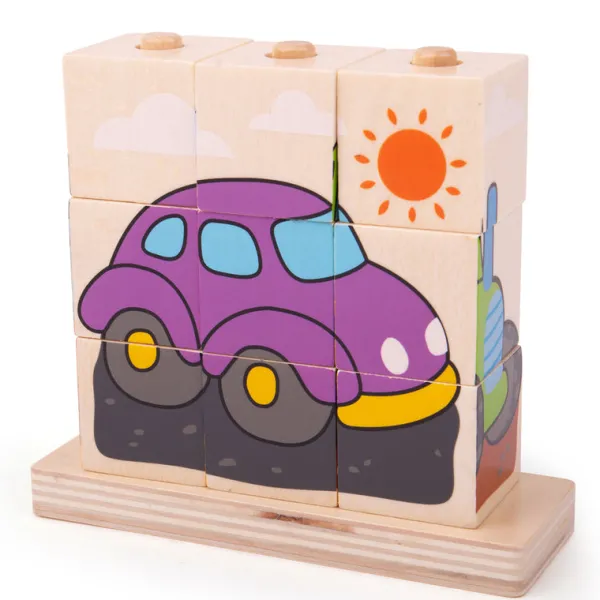 Bigjigs Baby Stacking Blocks (Transport)
