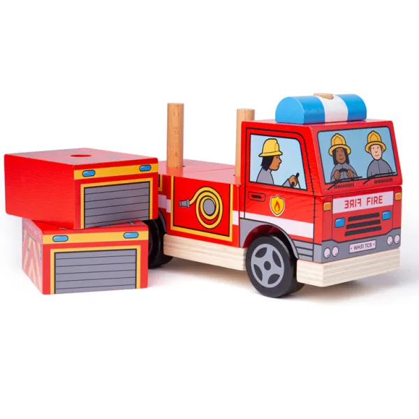 Bigjigs Baby Stacking Fire Engine