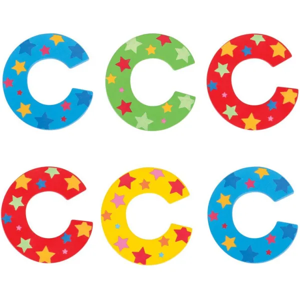 Bigjigs Toys Star Letter C (One Supplied)