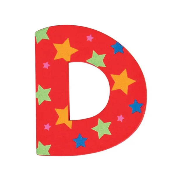 Bigjigs Toys Star Letter D (One Supplied)