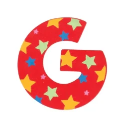 Bigjigs Toys Star Letter G (One Supplied)