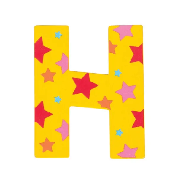 Bigjigs Toys Star Letter H (One Supplied)