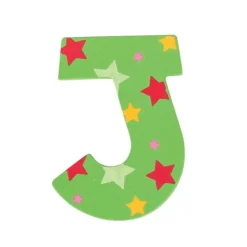Bigjigs Toys Star Letter J (One Supplied)