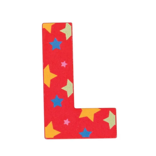 Bigjigs Toys Star Letter L (One Supplied)