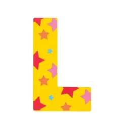 Bigjigs Toys Star Letter L (One Supplied)