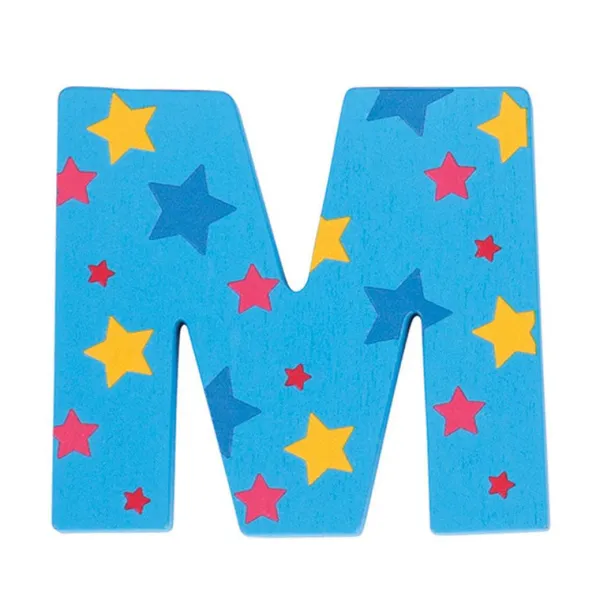 Bigjigs Toys Star Letter M (One Supplied)