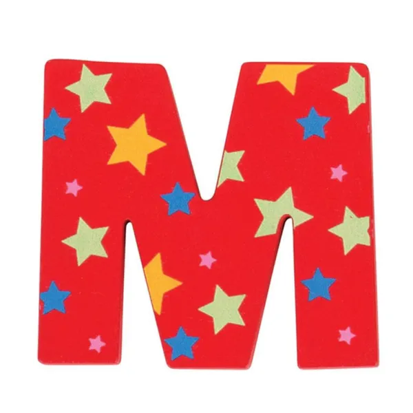 Bigjigs Toys Star Letter M (One Supplied)
