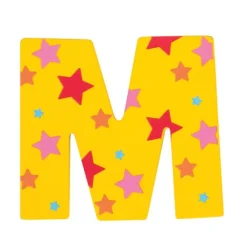 Bigjigs Toys Star Letter M (One Supplied)