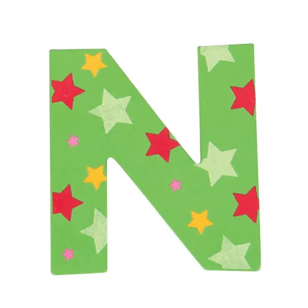 Bigjigs Toys Star Letter N (One Supplied)
