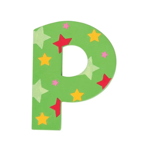 Bigjigs Toys Star Letter P (One Supplied)