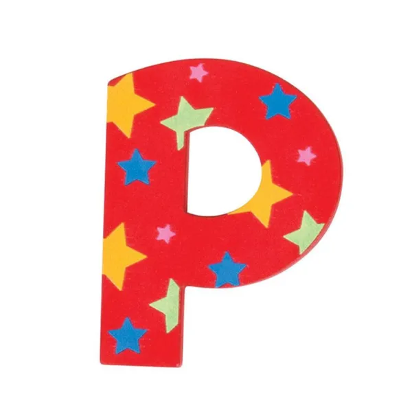 Bigjigs Toys Star Letter P (One Supplied)