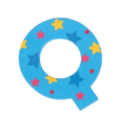 Bigjigs Toys Star Letter Q (One Supplied)