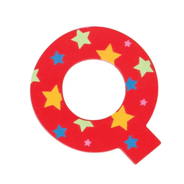 Bigjigs Toys Star Letter Q (One Supplied)