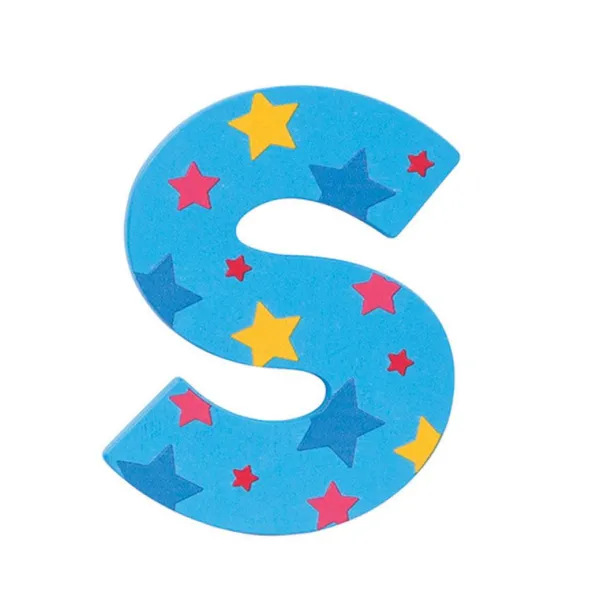 Bigjigs Toys Star Letter S (One Supplied)