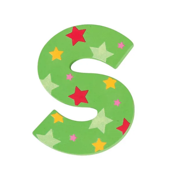 Bigjigs Toys Star Letter S (One Supplied)