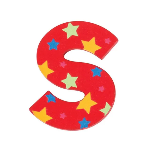 Bigjigs Toys Star Letter S (One Supplied)