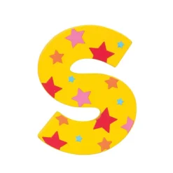 Bigjigs Toys Star Letter S (One Supplied)