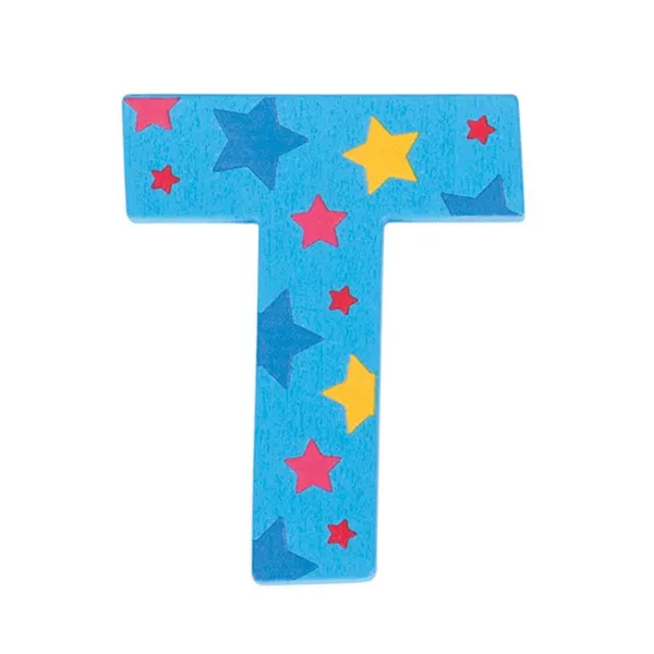Bigjigs Toys Star Letter T (One Supplied)