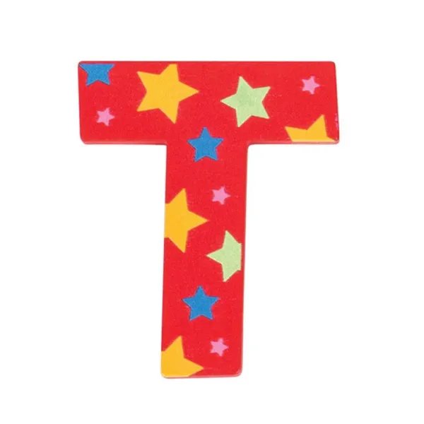 Bigjigs Toys Star Letter T (One Supplied)