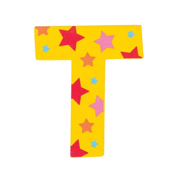 Bigjigs Toys Star Letter T (One Supplied)