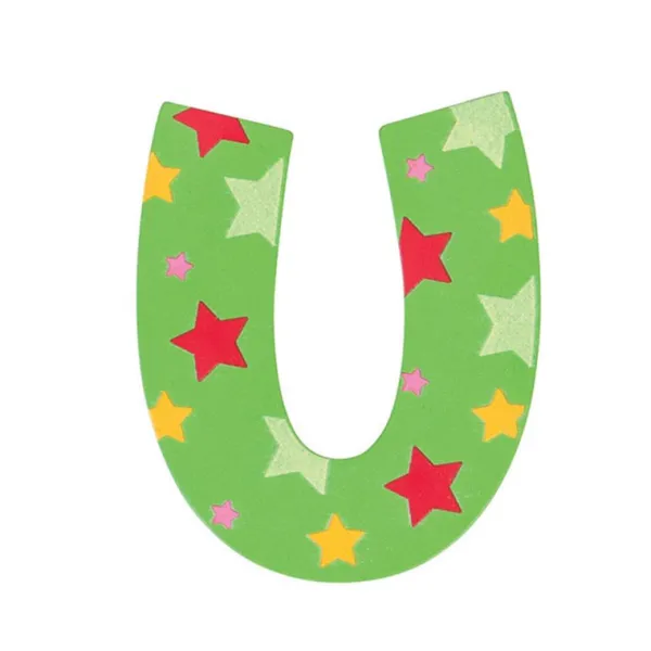 Bigjigs Toys Star Letter U (One Supplied)