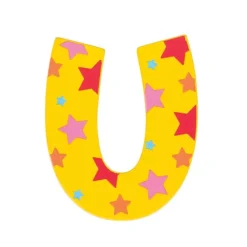 Bigjigs Toys Star Letter U (One Supplied)