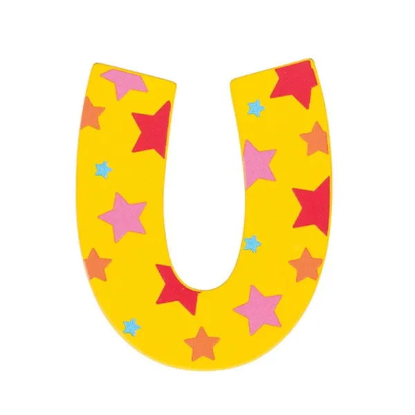 Bigjigs Toys Star Letter U (One Supplied)