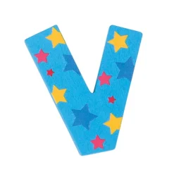 Bigjigs Toys Star Letter V (One Supplied)