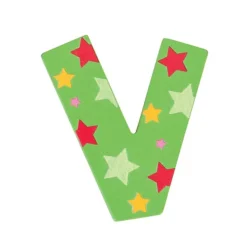 Bigjigs Toys Star Letter V (One Supplied)