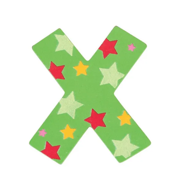 Bigjigs Toys Star Letter X (One Supplied)