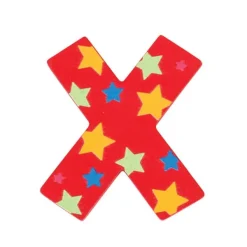 Bigjigs Toys Star Letter X (One Supplied)