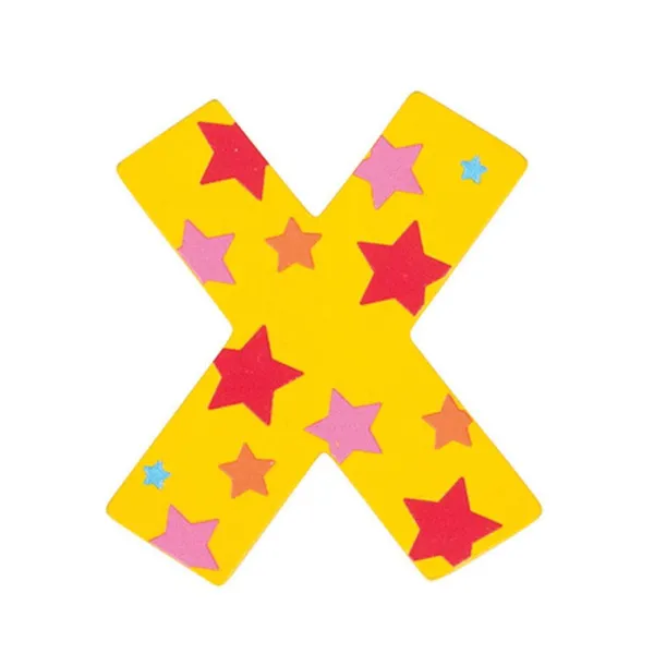 Bigjigs Toys Star Letter X (One Supplied)