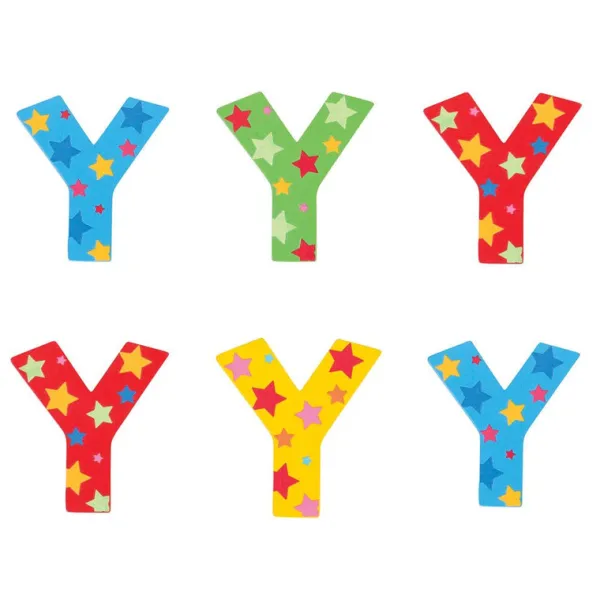 Bigjigs Toys Star Letter Y (One Supplied)