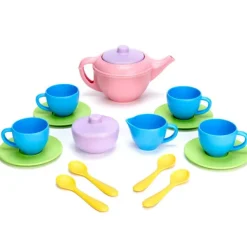 Green Toys Tea Set (Pink Teapot)