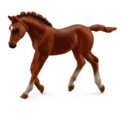 CollectA Thoroughbred Foal Walking Chestnut