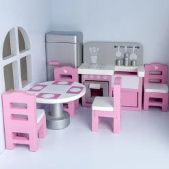 Tidlo Wooden Dolls House Bundle